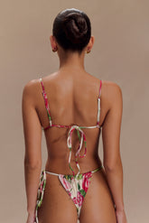 Rosmunda Ruched Bikini Top - Sonia Rose Print